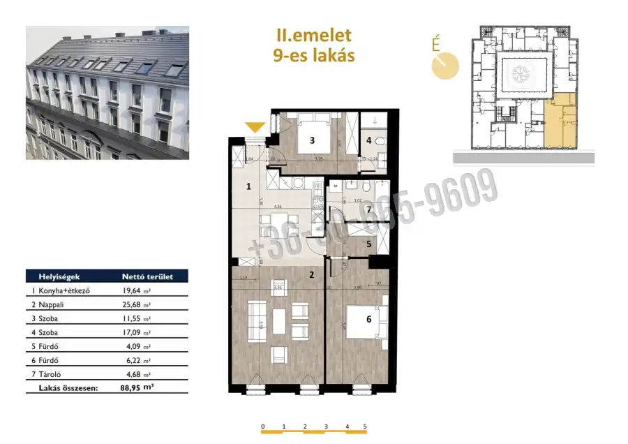 eladó új építésű téglalakás, Budapest, VII. kerület